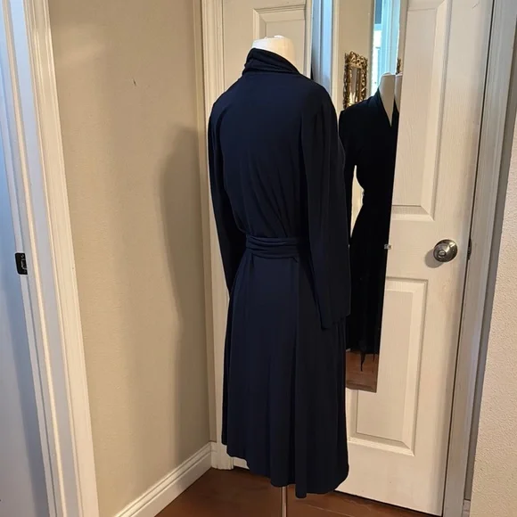 Banana Republic Navy Wrap Dress - Picture 6 of 8